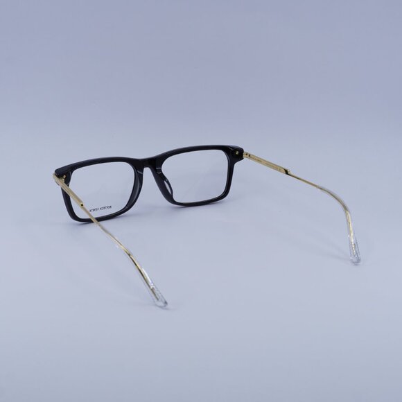 Bottega Veneta BV1040OA 001 Eyeglasses Black/Gold 54mm Rectangle Frame - Picture 6 of 10